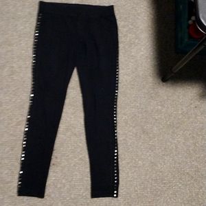 Express Black studded leggings